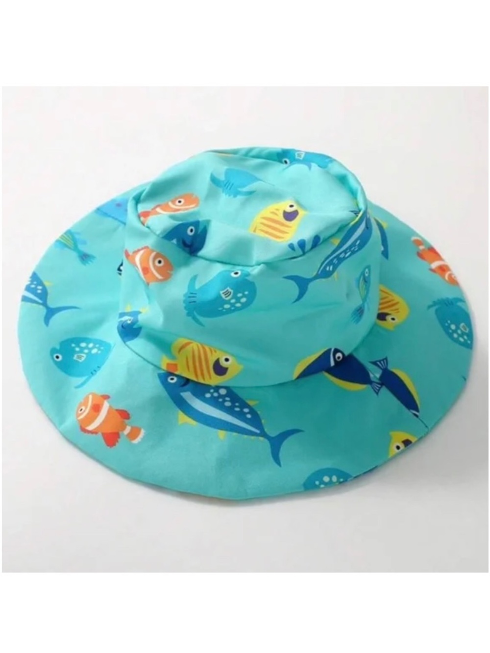 Baby Boys Cartoon Fish Swim Shorts And Hat Set - Picture 7 of 9